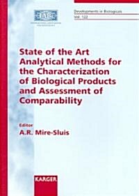 State of the Art Analytical Methods for the Characterization of Biological Products and Assessment of Comparability: Congress, Bethesda, MD., June 200 (Paperback)