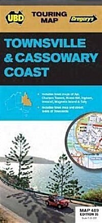 Townsville and Cassowary Coast Map 489 (Sheet Map, 35 Rev ed)