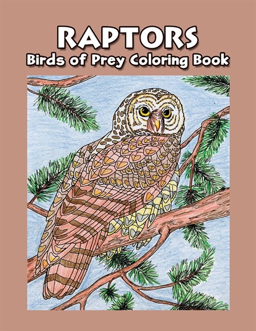 Raptors - Birds of Prey Coloring Book (Paperback, UK)