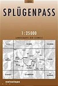 Spluegenpass (Sheet Map)