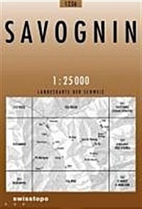 Savognin (Sheet Map)
