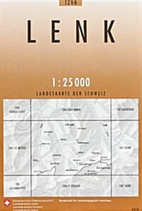 Lenk (Sheet Map, folded)