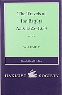 The Travels of Ibn Battuta : Volume V: Index (Hardcover)