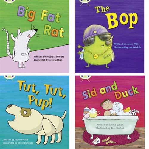 Learn to Read at Home with Bug Club Phonics: Pack 2 (Pack of 4 fiction books) (Multiple-component retail product)