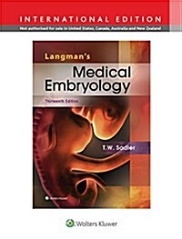 [중고] Langman‘s Medical Embryology (Paperback, Thirteenth, International Edition)