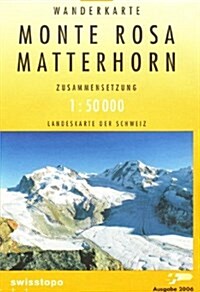Monte Rosa, Matterhorn (Sheet Map)