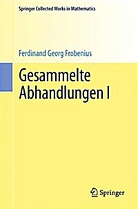 Gesammelte Abhandlungen I (Hardcover)