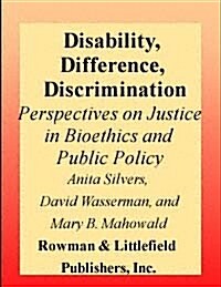 Disability Difference Discrim CB (Paperback)
