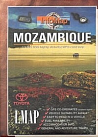 Mozambique : Highly Detailed GPS Road Map (Sheet Map, folded)