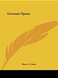 German Opera (Paperback)