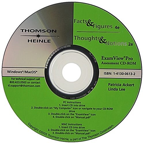 Facts & Figures/Thoughts & Notions: Assessment CD-ROM with ExamView (CD-ROM, 4 Revised edition)