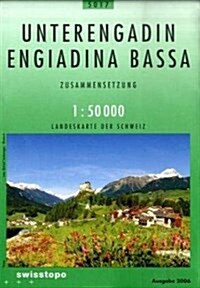 Unterengadin Engiadina Bassa (Sheet Map)