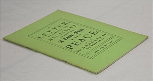 Letter, Ballancing the Necessity of Keeping a Land Army in Times of Peace with the Dangers That May Follow on it (Paperback, New ed of 1697 ed)