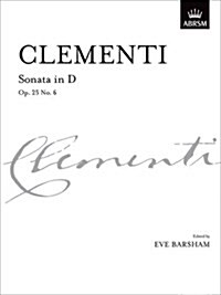 Sonata in D, Op. 25 No. 6 (Sheet Music)