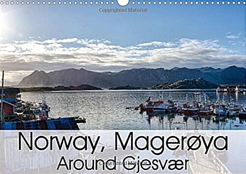 Norway Mageroya: Around Gjesvaer : Midsummer Around Gjesvaer in June (Calendar)