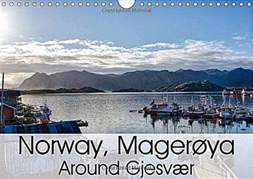Norway Mageroya: Around Gjesvaer : Midsummer Around Gjesvaer in June (Calendar)