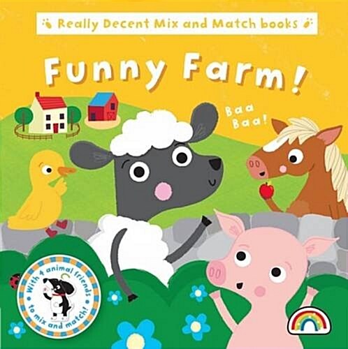 Mix and Match - Funny Farm (Board Book)