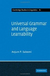 Universal Grammar and language learnability