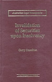 Invalidation of Securities upon Insolvency (Hardcover)