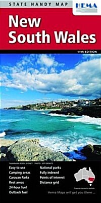 New South Wales Handy Map (Sheet Map, folded, 11 ed)