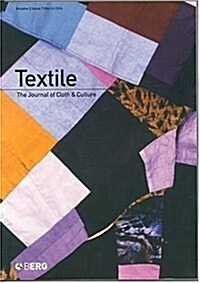 Textile : The Journal of Cloth and Culture (Paperback)