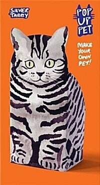 Pop Up Pet Silver Tabby : Make your own 3D card pet! (Other)