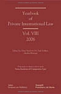 Yearbook of Private International Law 2006 (Hardcover)