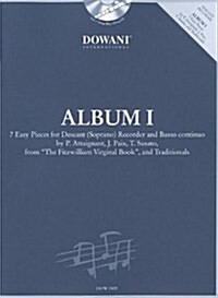 Album Volume 1 (Easy) for Descant (Soprano) Recorder and Basso Continuo (Paperback)