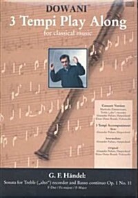 Sonata for Treble (Alto) Recorder and Basso Continuo Op. 1 No. 11 (Paperback, Compact Disc, BOX)