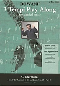 Study for Clarinet in BB and Piano Op. 63 - Part 3 [With 2 CDs] (Paperback)