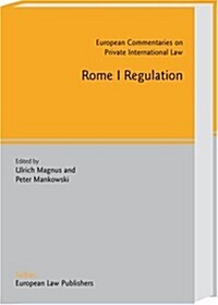 Rome I Regulation (Hardcover)