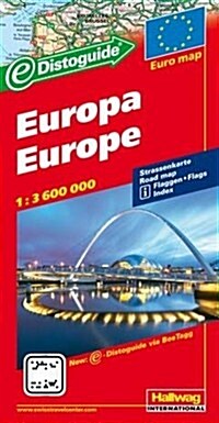 Europa/Europe e-Distoguide [With Web Navigator 2.0 Mobile Connectivity] (Folded)