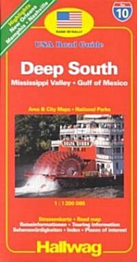 Rand McNally Hallwag Deep South Road Map (Map)