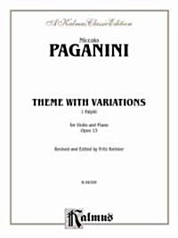 Theme With Variations, Op. 13 (Paperback)