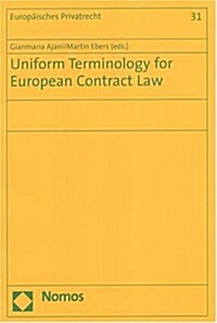 Uniform Terminology for European Contract Law (Paperback)