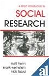 A Short Introduction to Social Research (Paperback)
