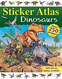 Dinosaur Sticker Atlas (Paperback)