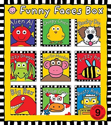 My Big Funny Faces Box (Board Book)