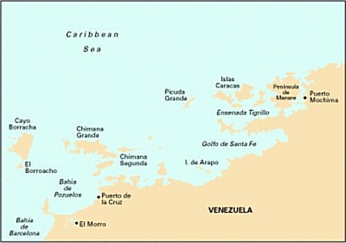 Imray Iolaire Chart D131 : Puerto Mochima to Carenero (Sheet Map, folded, Revised ed)