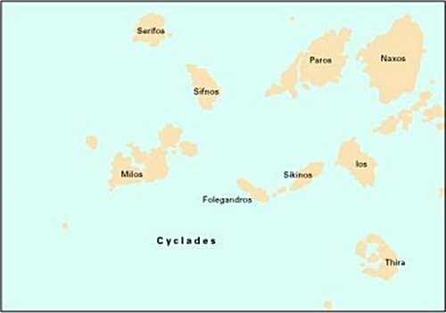 Imray Chart G33 : Southern Cyclades (Sheet Map, folded, Rev ed)