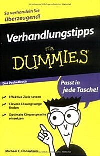 Verhandlungstipps Fur Dummies Das Pocketbuch (Paperback)