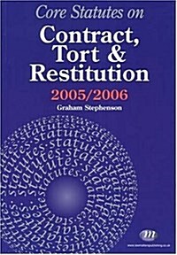 Core Statutes on Contract, Tort and Restitution (Paperback)