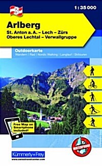 Arlberg : KF.AT.WK.03 (Sheet Map, folded)