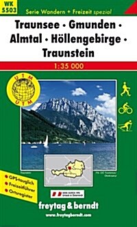 Traunsee-Gmunden-Ebensee-Hollengebirge-Traunstein : FBW.WK5503 (Sheet Map, folded)