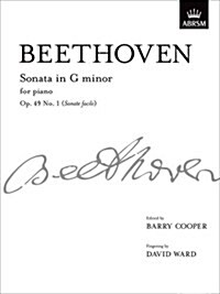 Sonata in G minor, Op. 49 No. 1 (Sonate facile) : from Vol. I (Sheet Music)