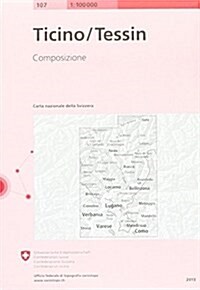 Ticino - Tessin (Sheet Map)