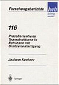 PROZESSORIENTIERTE TEAMSTRUKTUREN IN BE (Paperback)