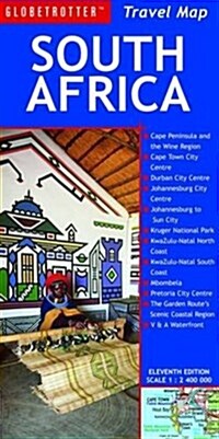 South Africa Travel Map (Paperback)