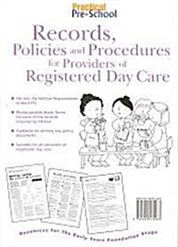 Records, Policies and Procedures for Providers of Registered Day Care (Paperback)