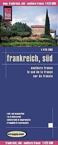 France South : REISE.1120 (Sheet Map, folded, 3 Rev ed)